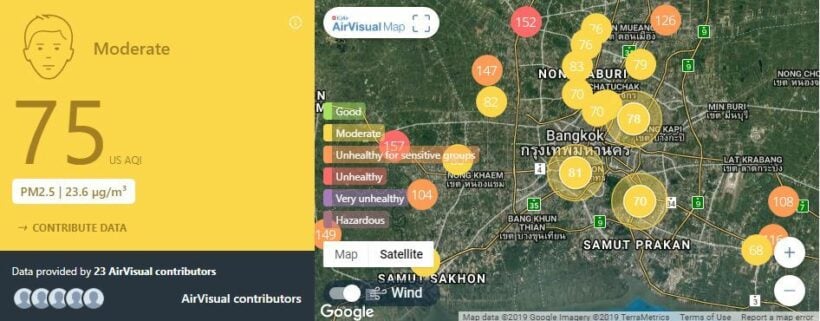Air quality for Thailand – February 8 | News by Thaiger