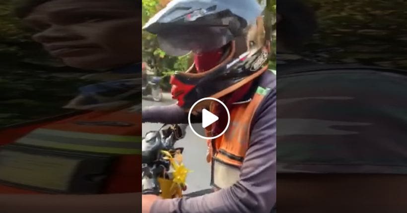 โซเชียลแฉคลิปวินจยย.มาเฟีย ข่มขู่-ไล่ลงจากรถไม่ให้นั่งGrab | The Thaiger
