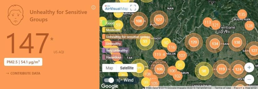 Air quality for Thailand – February 7 | News by Thaiger