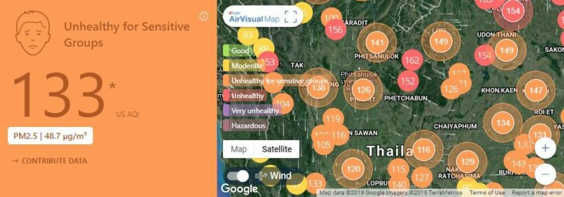 Air quality for Thailand – February 8 | News by Thaiger