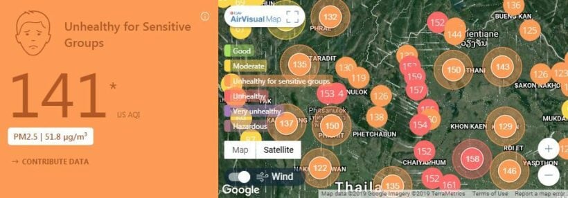 Air quality for Thailand – February 6 | News by Thaiger