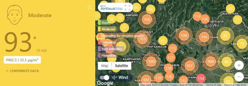 Air quality for Thailand – February 5 | News by Thaiger