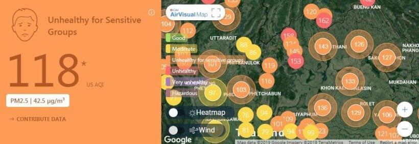 Air quality for Thailand – February 26 | News by Thaiger