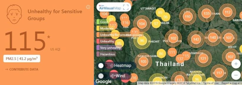 Air quality for Thailand – February 27 | News by Thaiger