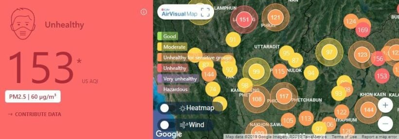 Air quality for Thailand – February 28 | News by Thaiger