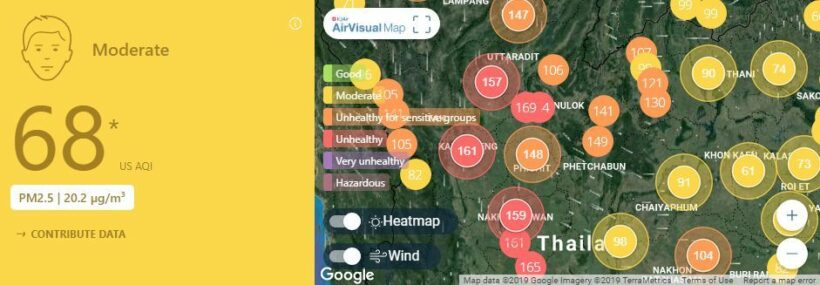 Air quality for Thailand – February 14 | News by Thaiger