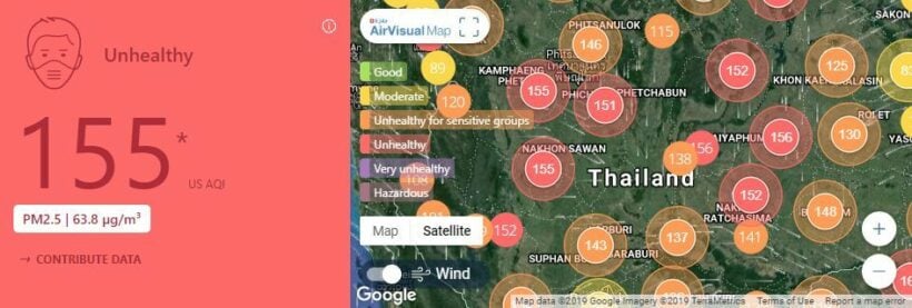 Air quality for Thailand – February 4 | News by Thaiger