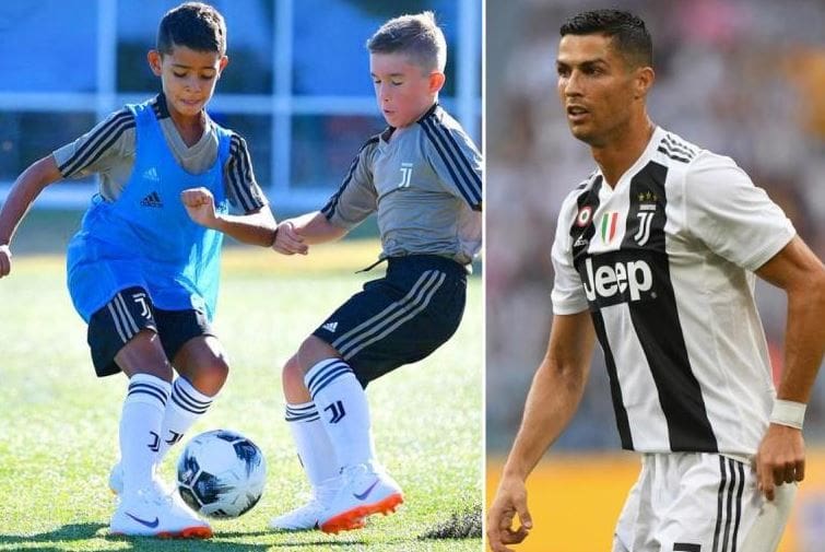 ลูกโด้หล่นไม่ไกลโด้ CR7 ตัวน้อย คริสเตียโน่ โรนัลโด้ จูเนียร์ ฉายแววสกิลสุดพริ้ว ถอดพ่อมาเด๊ะ | The Thaiger