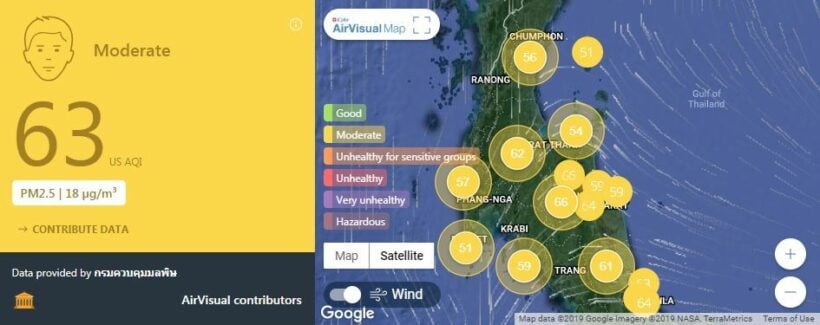 Air quality for Thailand – February 5 | News by Thaiger