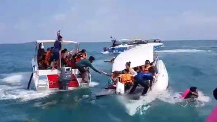 23 Chinese tourists rescued off sinking boat at Koh Samet | News by Thaiger