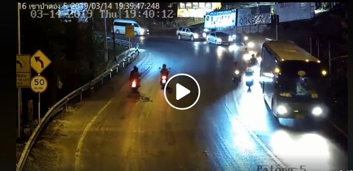 Bus driver fined after dropping oil on Patong Hill – VIDEO