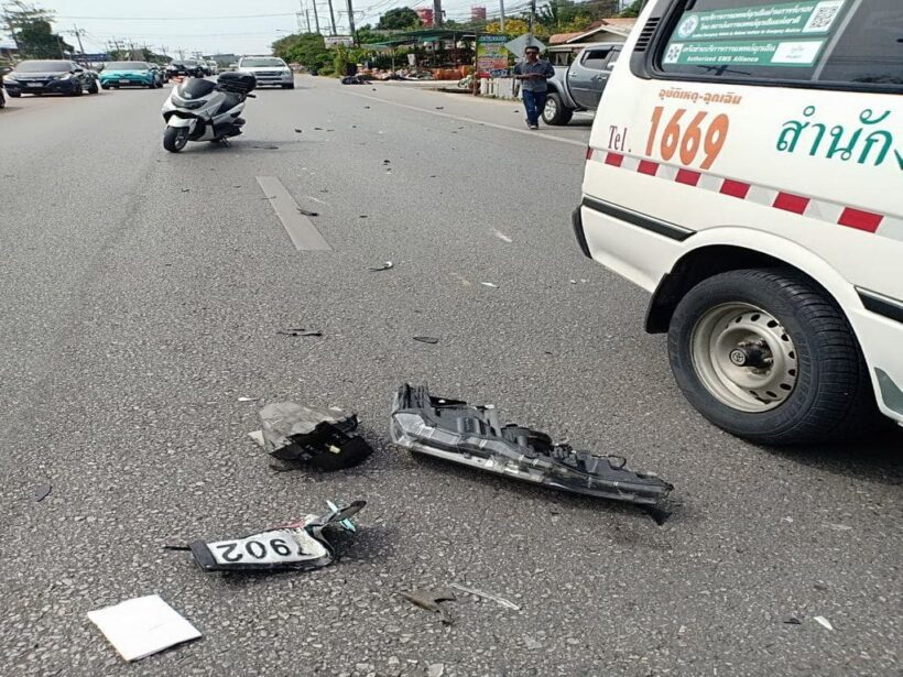 Motorbike driver dies, another person injured after car driver slams into them