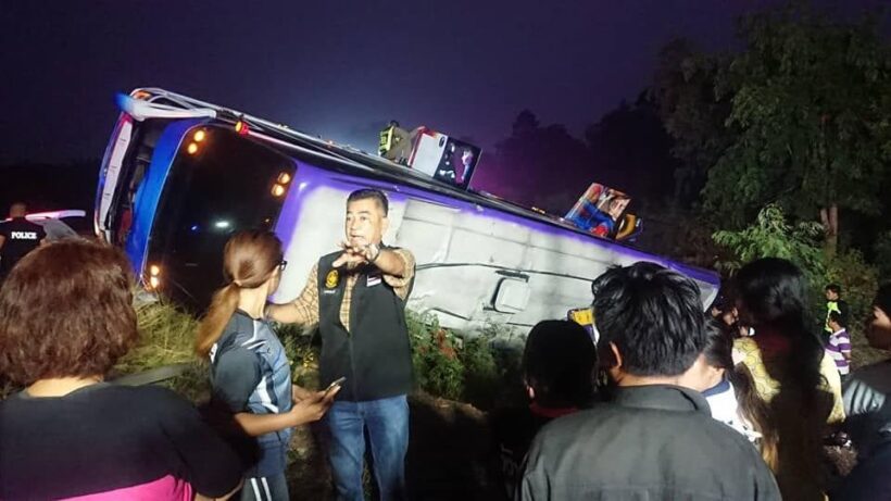 One dead, kids injured in school bus accident in Prachinburi | News by The Thaiger