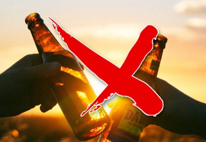 Alcohol ban again this weekend around Thailand