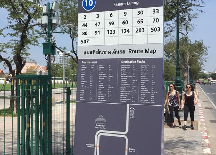 Bangkok rolls out new ‘user-friendly’ bus stop signs