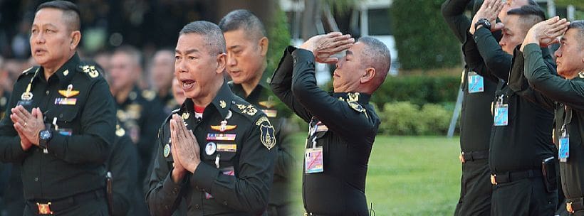 “บิ๊กแดง” นำ ‘ผบ.คุมกำลัง’ 800 กล่าวปฏิญาณตน รักษาเกียรติยศทหาร | The Thaiger