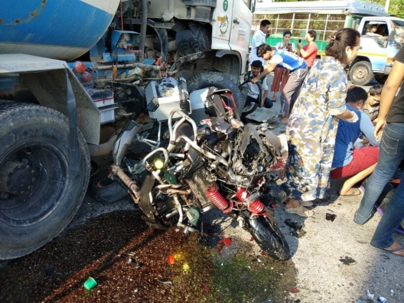 Big Bike driver dies after slamming into cement truck in Thalang