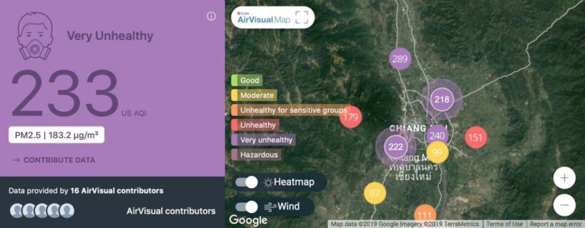 Chiang Mai has world’s worst air quality as fires rage in the north | News by Thaiger