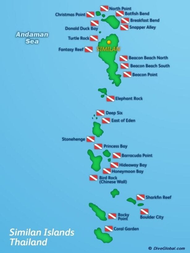 Court rules that National Park can limit numbers to Similan Islands ...