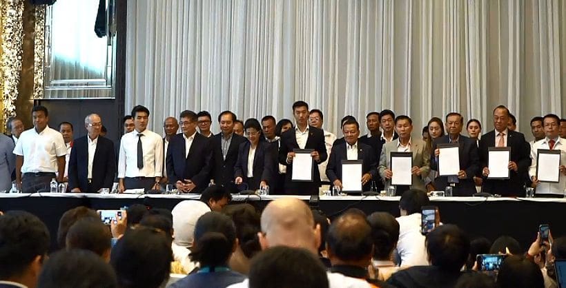 Anti-Junta bloc announces coalition with at least 255 seats | News by Thaiger