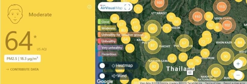 Air quality for Thailand – March 7 | News by Thaiger