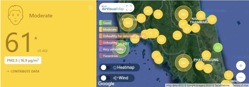 Air quality for Thailand – March 1 | News by Thaiger