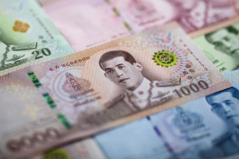 Thai baht lowest since January