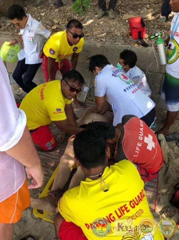 Russian tourist rescued off Patong Beach | News by Thaiger
