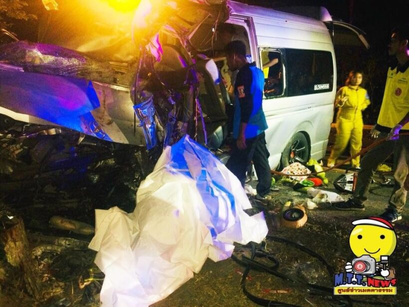 Four dead in Narathiwat minivan accident - PHOTOS | News by Thaiger