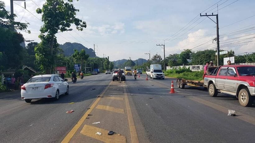 Woman dies, girl injured in Krabi collision - VIDEO | News by Thaiger