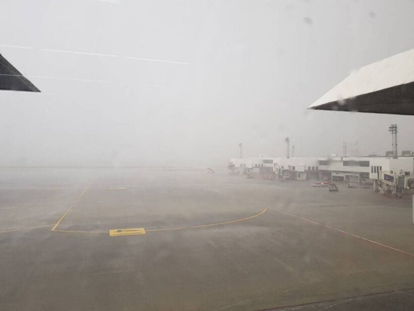 Freak storm batters Don Mueang Airport, Bangkok