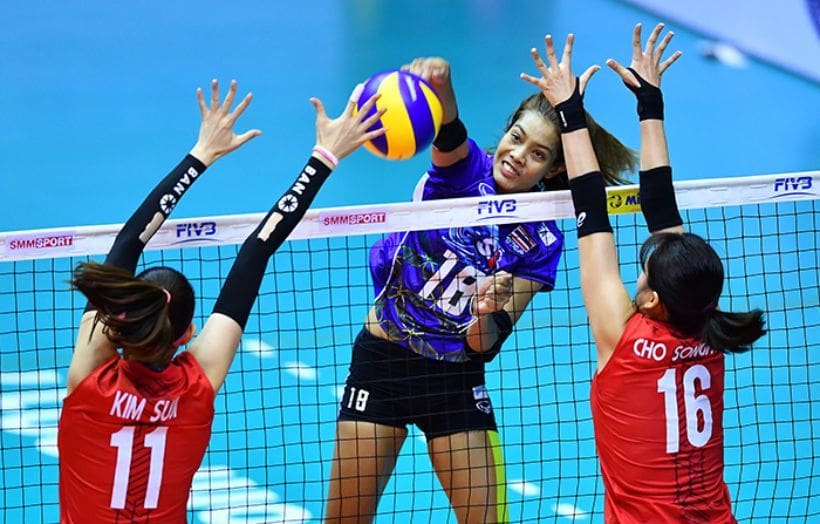 เชียร์สด วอลเลย์บอล โคเรีย-ไทยแลนด์ วอลเลย์บอล ออลสตาร์ 14.45 น. | The Thaiger