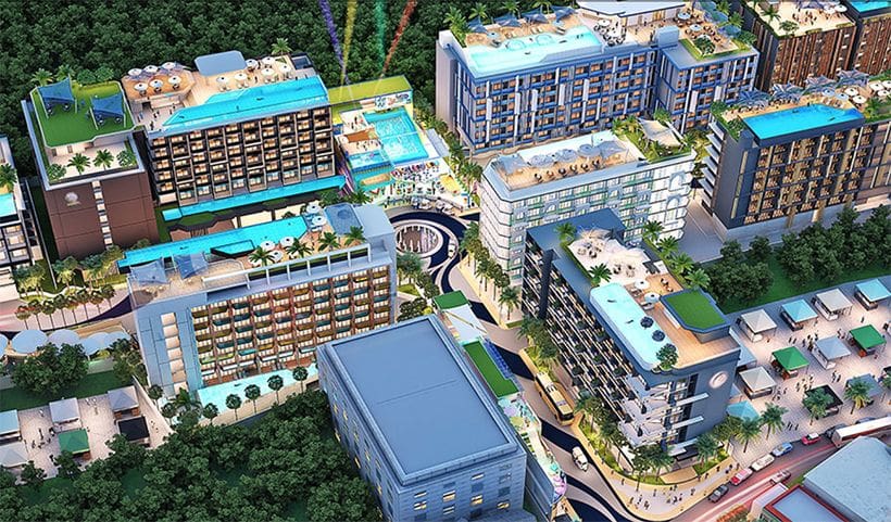 Massive 11 hotel project, surf club and waterpark for Kata, Phuket