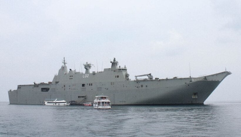 Australian navy ship HMAS Canberra visits Phuket for maritime exercises