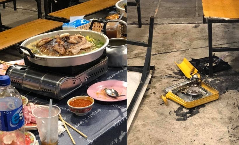 ร้านหมูกระทะแก๊สกระป๋องระเบิดถูกสั่งปิดไม่มีกำหนด หวั่นระเบิดซ้ำ | The Thaiger