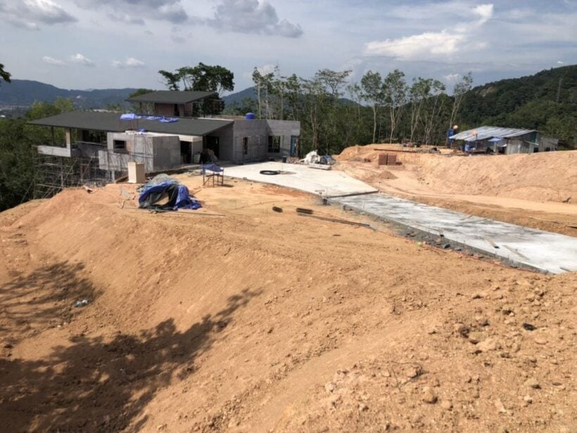 Mystery luxury house found under construction overlooking Bang Wad Dam in Kathu | News by Thaiger