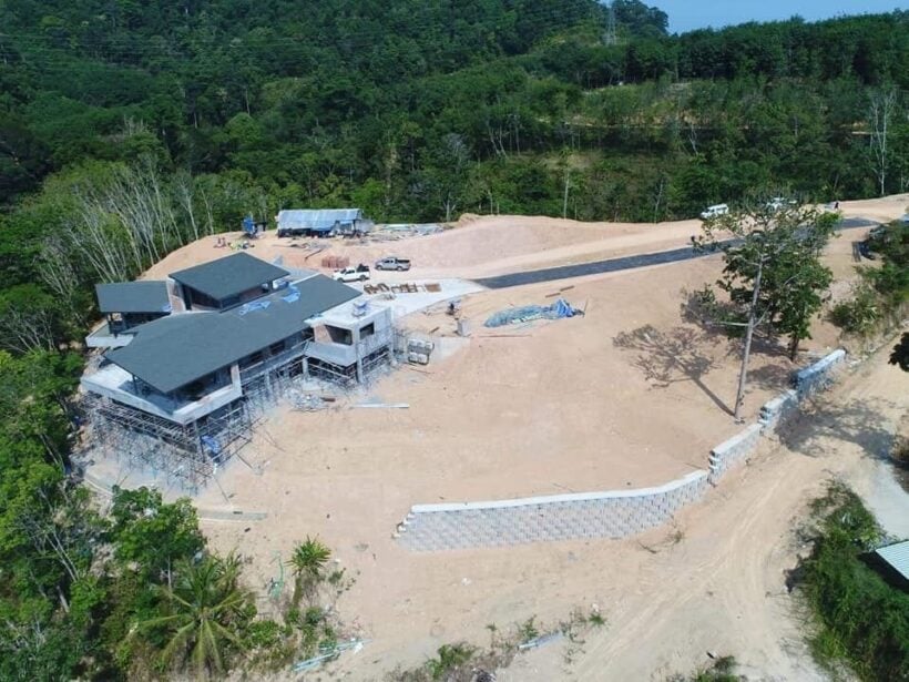 Mystery luxury house found under construction overlooking Bang Wad Dam in Kathu