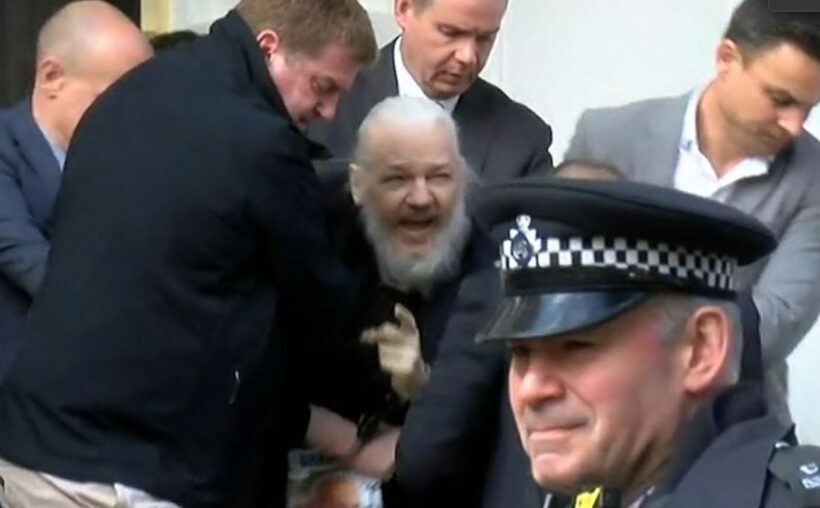 Julian Assange arrested in London after Ecuador pulls asylum