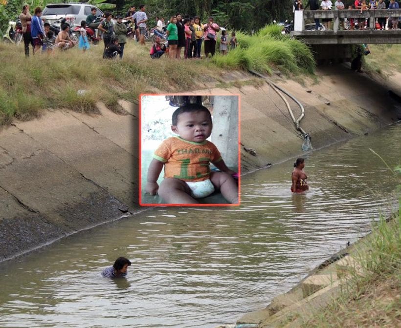 แม่แทบขาดใจ 3 วัน “น้องภาคิน” ยังหายตัว หวั่นตกคลองชลประทาน | The Thaiger