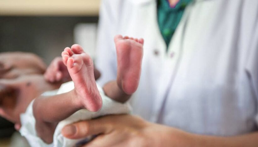 Newborn baby dumped beside garbage bins