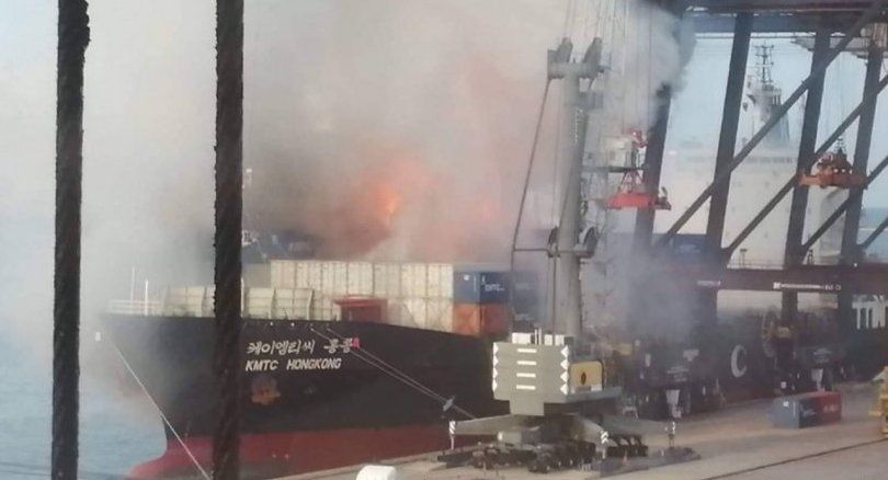 25 workers injured after container explosion at Laem Chabang Port