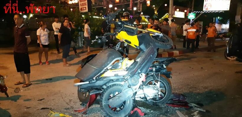 Eleven vehicles damaged in drunk driving incident in Pattaya