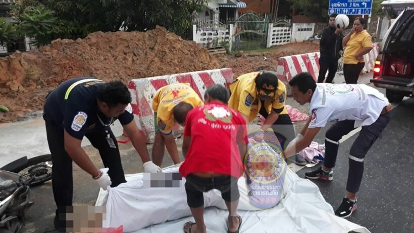 Motorbike driver dies after colliding with truck in Thalang