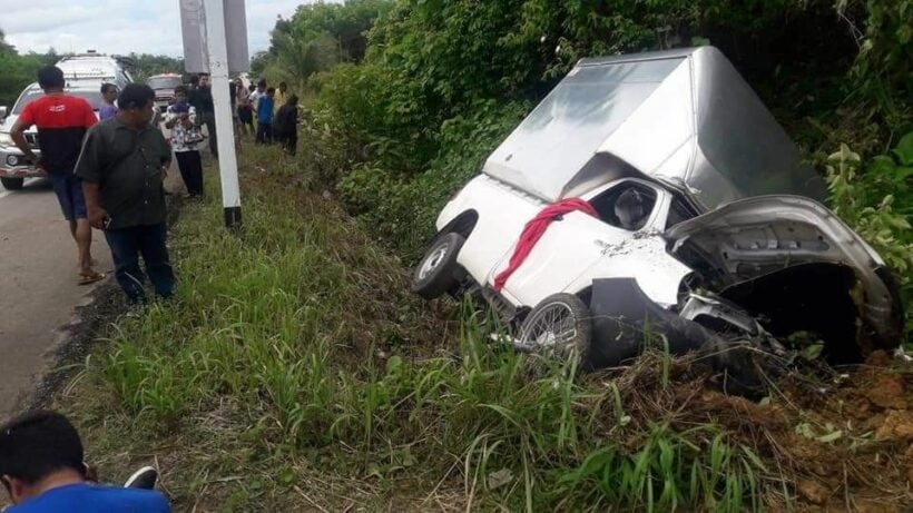 Three dead, two injured as truck collides with motorbike in Krabi