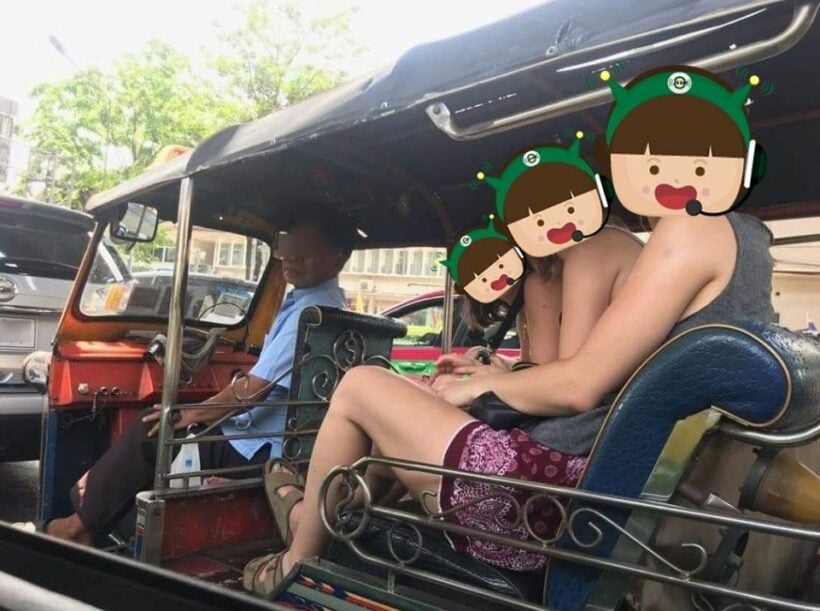 Bangkok tuk-tuk driver is caught after over-charging three American tourists