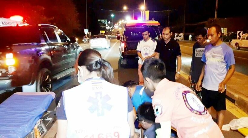 Two Chinese motorcyclists injured after they collided with power pole in Rawai | News by Thaiger