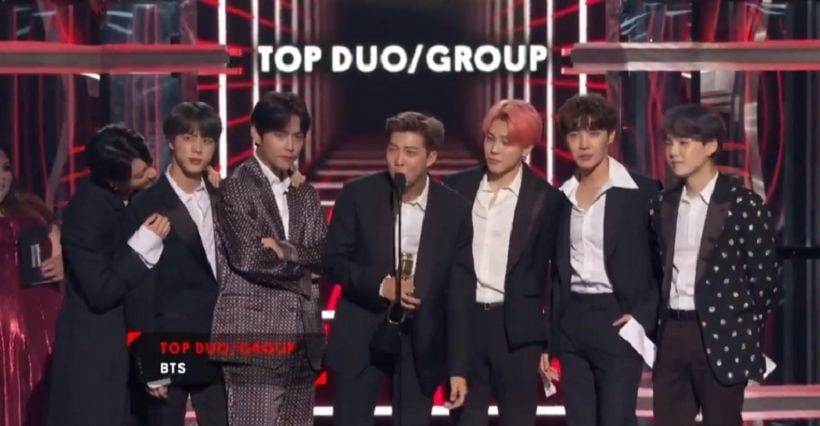 BTS สร้างประวัติศาสตร์ ชนะเลิศรางวัล Top Duo/Group บนเวที The 2019 Billboard Music Awards | The Thaiger