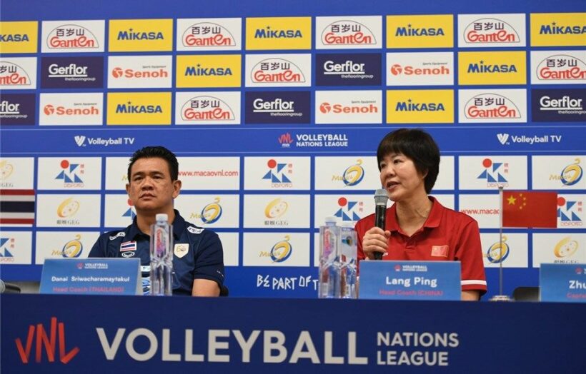 สัมภาษณ์โค้ช-นกฬ หลังจบเกม “ไทย-จีน” วอลเลย์บอล เนชั่นส์ ลีก นัดที่ 4 | The Thaiger
