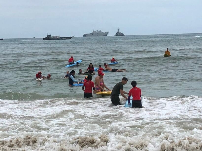 Aussie lifeguards and Navy conduct local lifesaver program