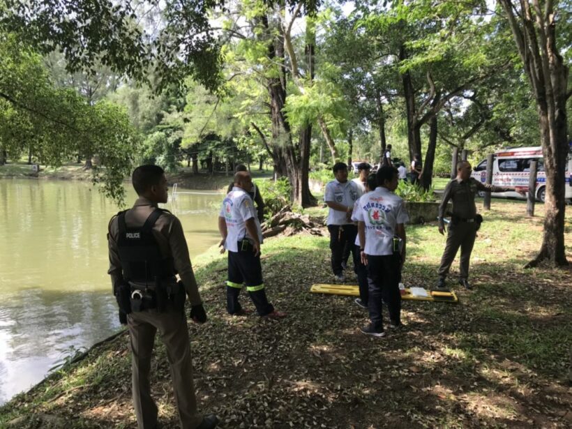 Naked body found floating in Phuket Town public park